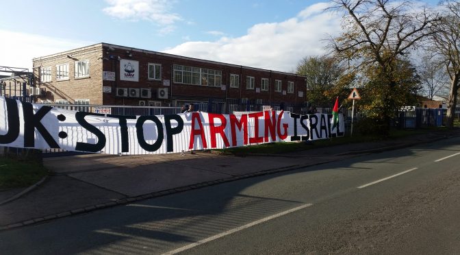 Elbit Day of Action: Protest at Shenstone