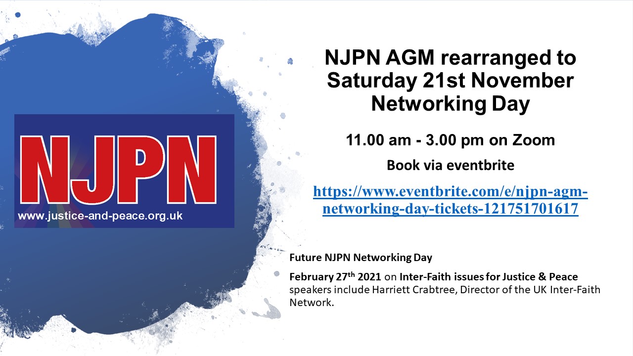 NJPN Meetings NATIONAL JUSTICE & PEACE NETWORK